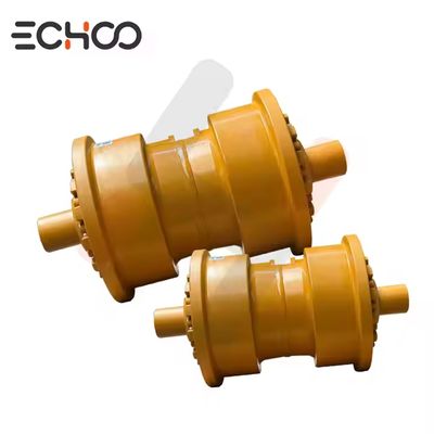 195-5856 Double Flange Track Roller Bulldozer Undercarriage Parts ราคาโรงงาน