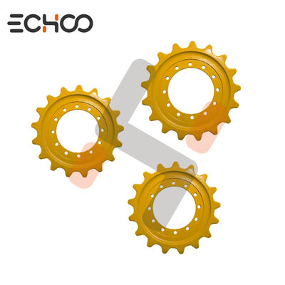 สําหรับ Bobcat T450, T550, T590, T595 อะไหล่รถยนต์ยาง รอลเลอร์ด้านล่าง รอลเลอร์ Idlers Sprockets สายยาง ผู้ผลิต